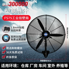fs75-工業(yè)電風(fēng)扇強(qiáng)力落地扇大風(fēng)量牛角扇商用機(jī)械大功率車間工廠壁掛扇