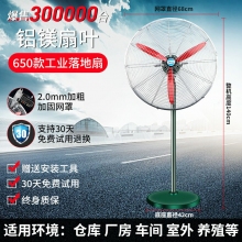 650工業(yè)落地扇-工業(yè)電風(fēng)扇強(qiáng)力落地扇大風(fēng)量牛角扇商用機(jī)械大功率車間工廠壁掛扇